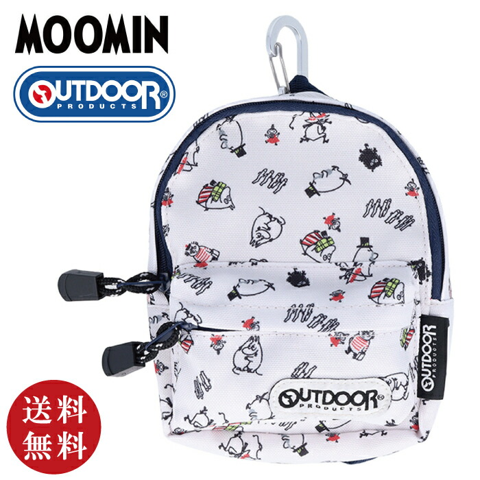 【楽天市場】【送料無料】OUTDOOR アウトドア ペンケース BACKPACK バックパック R26 ムーミン ファミリー（カラビナ付