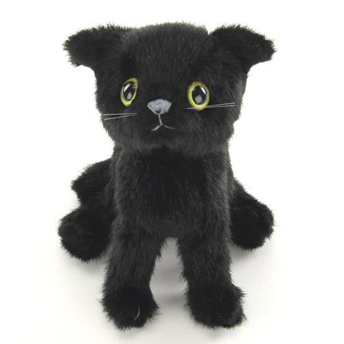 楽天市場 カドリー 仔ネコ ぬいぐるみ ドロップス クロ Dorops Kuro ブルーアイ Cuddly ヌイグルミ 猫 仔猫 日本製 セレクトマルワ楽天市場店