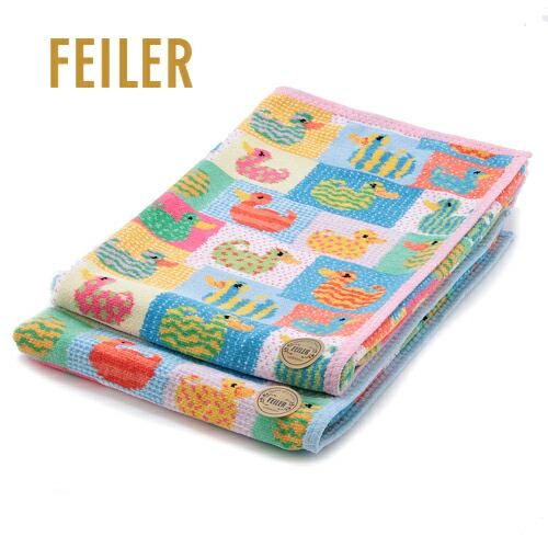 税込 FEILER フェイラー ダッキーパッチプティ プティバス ピンク