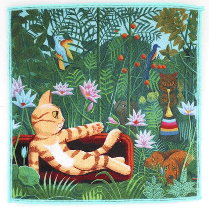 楽天市場】CAT ART shu yamamoto シュー・ヤマモト プリントハンカチ