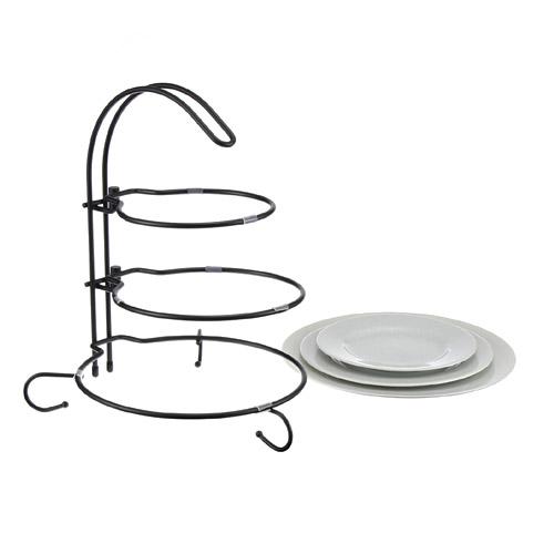 楽天市場 日本製 皿付き 3段 ケーキスタンド 業務用 アフタヌーンティー用 パーティー用 プレート3枚付 リム皿 宅配便配送 メール便とネコポスは不可 ご予約商品 7 29以降 順次発送予定 セレジオーネ インテリア雑貨