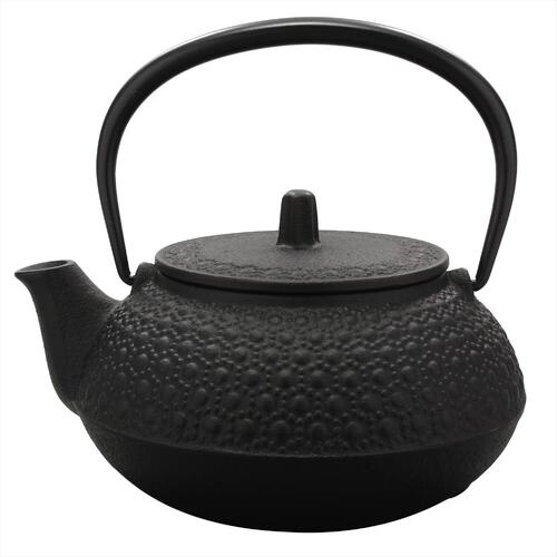 【日本製】IWACHU 岩鋳 南部地方金物 鉄瓶兼用急須 5型新亀甲 0.65L（鉄瓶兼用急須 貧血症押しとどめる 鉄分付け足し 白湯 湯冷まし ステンレス鋼茶こし付 直火相応う）南部地方金物 盛岡 【貨物輸送無料（沖縄県・離島は除く）】
