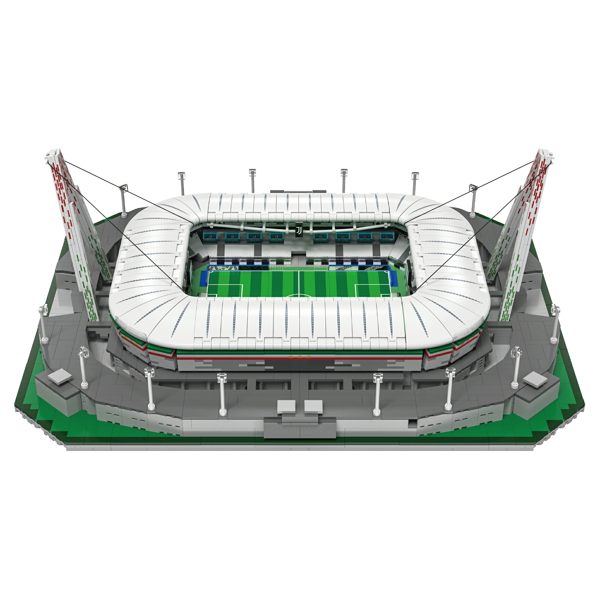 CaDA ユベントス ホームスタジアム アリアンツ・スタジアム Allianz Stadium ／ ユベントス公式ライセンス ブロック 3638 ピース