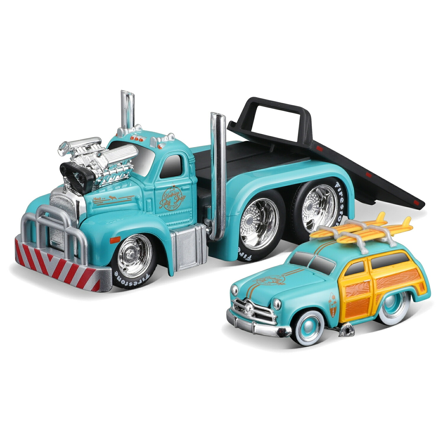 楽天市場】Maisto（マイスト）1/64 マッスルトランスポーター JDM