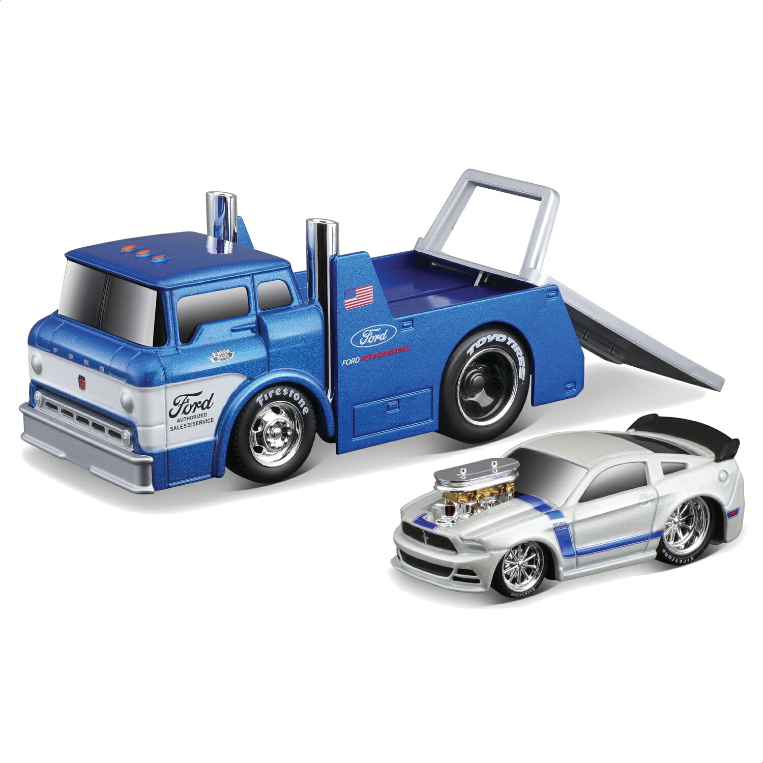 楽天市場】ミニカー 1/64 Maisto フォード COE 1950 ＆ マーキュリー