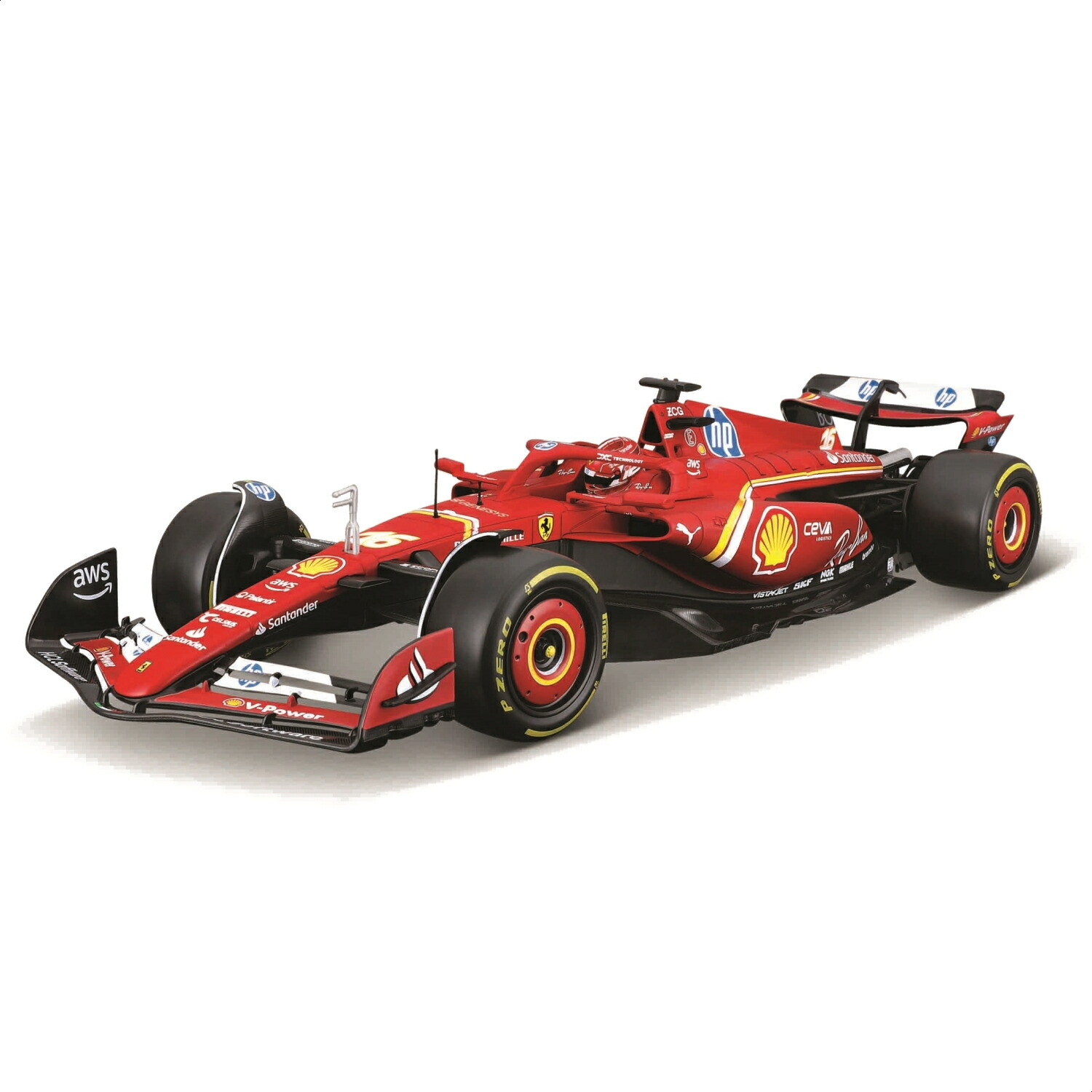 楽天市場】ミニカー フェラーリ F1 SF23 シャルル・ルクレール