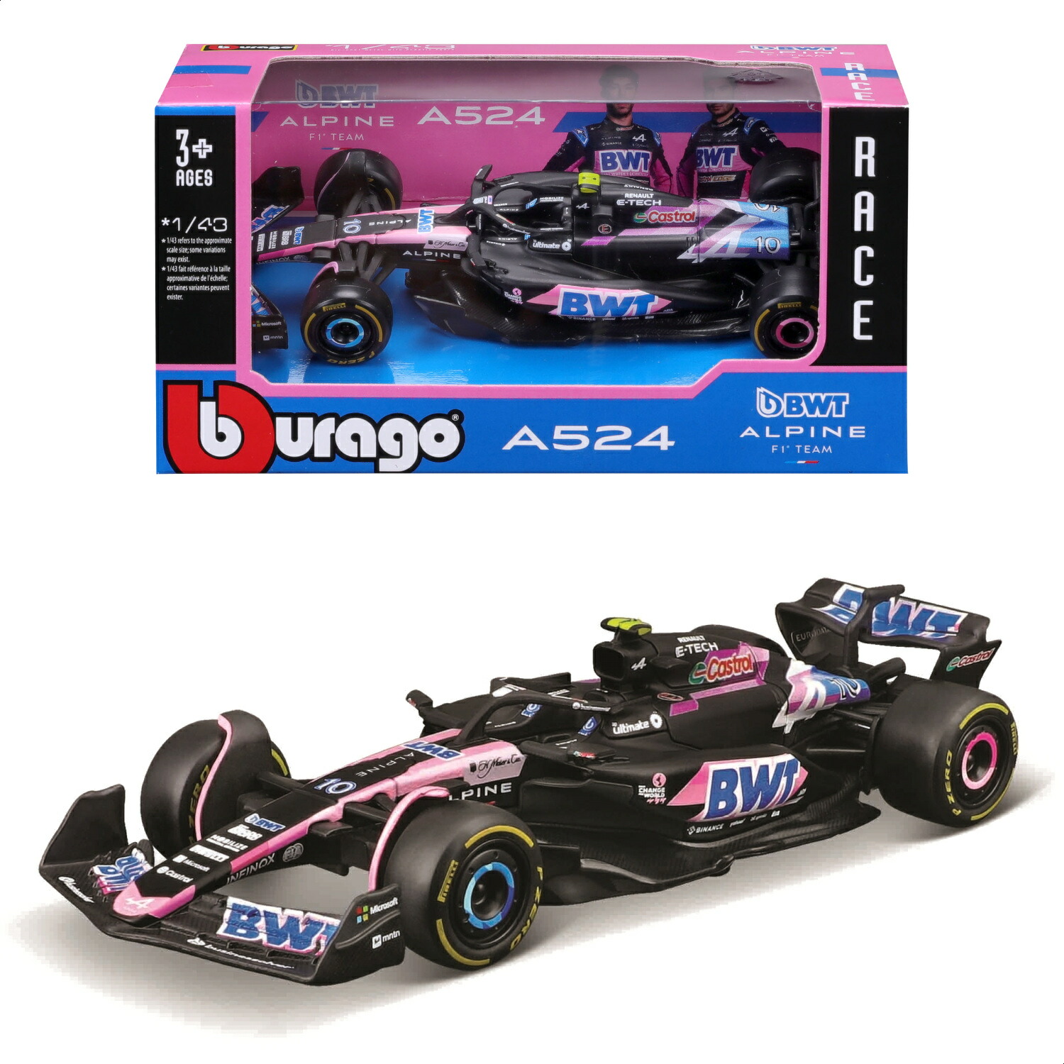 Amazon | Bburago（ブラーゴ） 2024年モデル 1/43 F1 オラクル