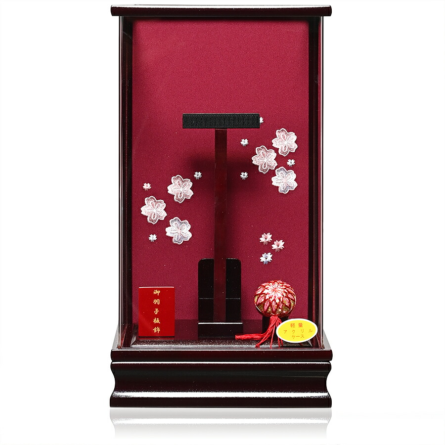 【羽子板】【羽子板ケース】10号羽子板パールパープル：アクリルケース【正月飾】 13,800円