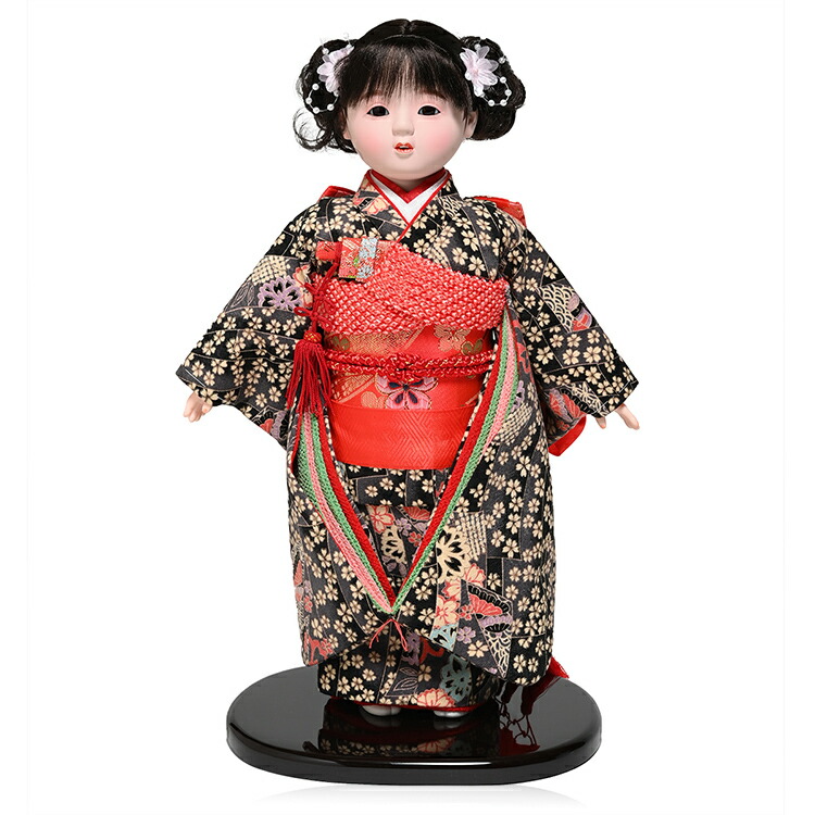 楽天市場】市松人形 10号【本頭ペア市松人形SUEM9T34-NO78-79】お