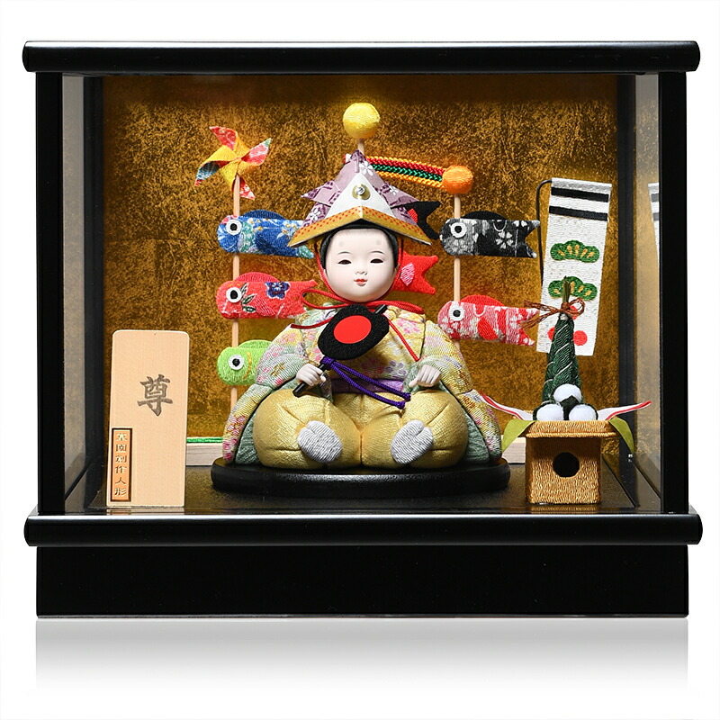 楽天市場】【五月人形】【武者人形】【兜・鎧・大将ケース】跳馬武者馬