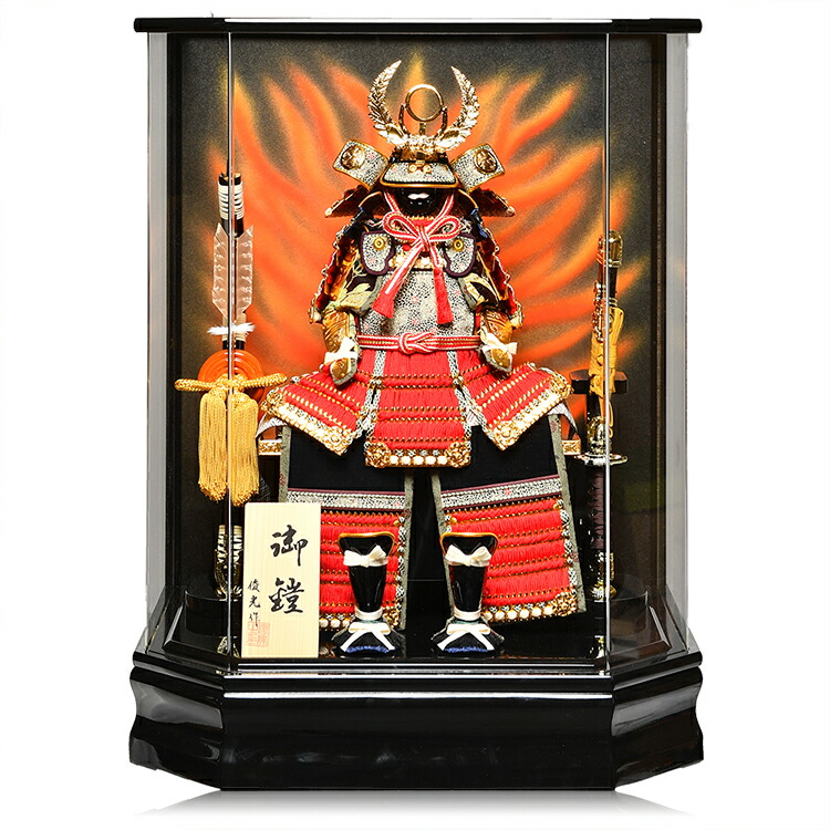 五月人形 武将鎧 5号徳川家康公鎧六面体アクリルケース飾り 俊光作 端午の節句 兜ケース飾り Tajikhome Com