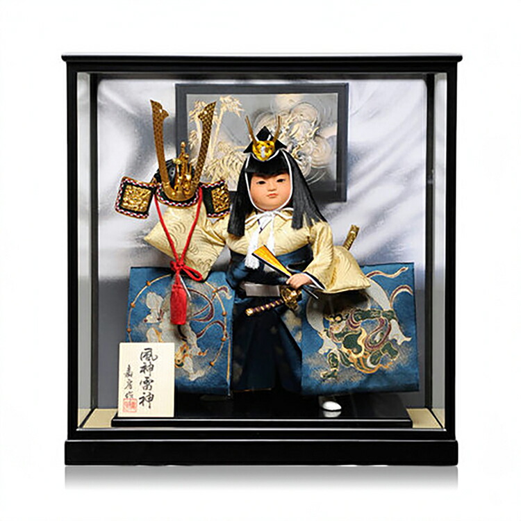 楽天市場】【五月人形】【武者人形】ご進物用ケース 橋弁慶：敏光作
