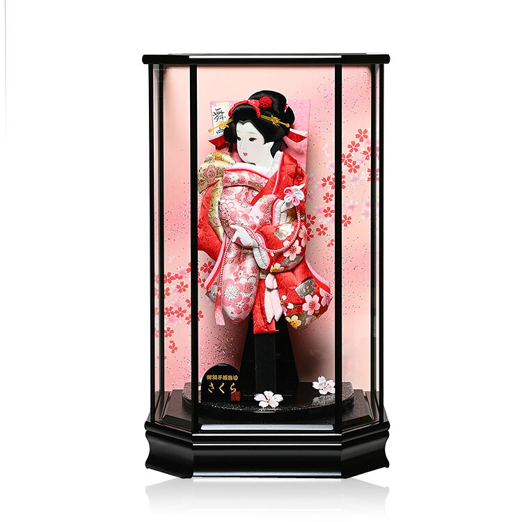 【羽根つき】【匠一好】羽根つき13号舞扇：西陣金襴/さくら金彩押絵羽根つき六見せ掛け容れもの：言い慣わし芸術士匠一好作【羽根つき容れもの】【正月飾】