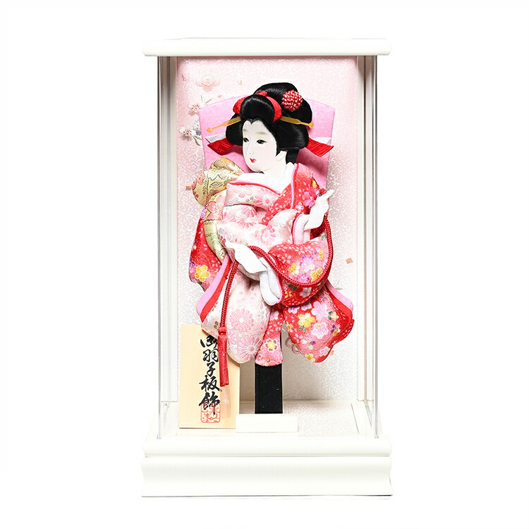 楽天市場】【羽子板】10号押絵：本仕立て結び帯押絵羽子板額飾：伏見