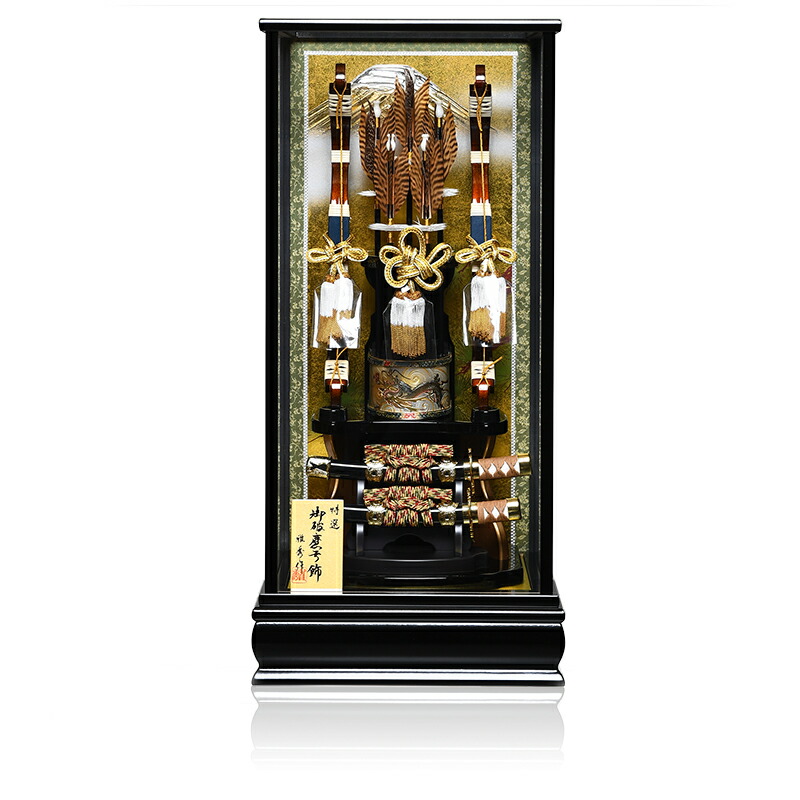 楽天市場】破魔弓 久月 コンパクト ケース飾り 18号 優雅 本籐巻