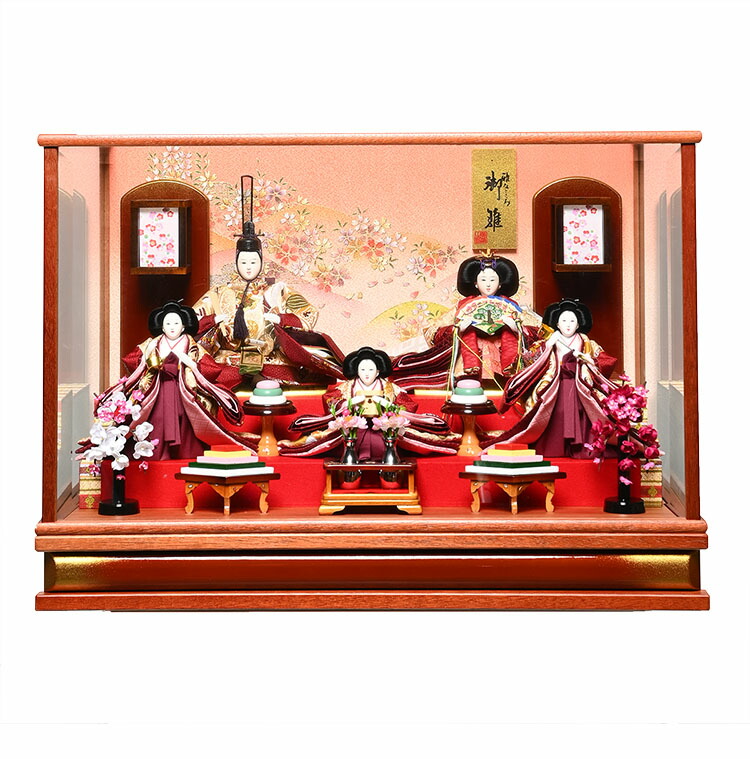 楽天市場】【ひなケース】十五人芥子親王柳金襴衣装：伏見屋監修