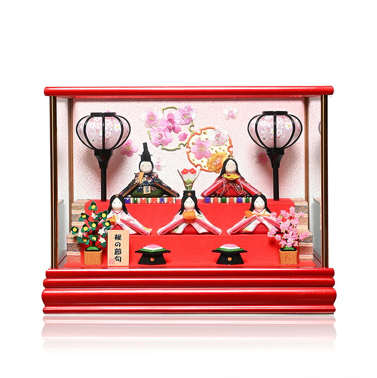 楽天市場】【ひなケース】十五人芥子親王柳金襴衣装：伏見屋監修