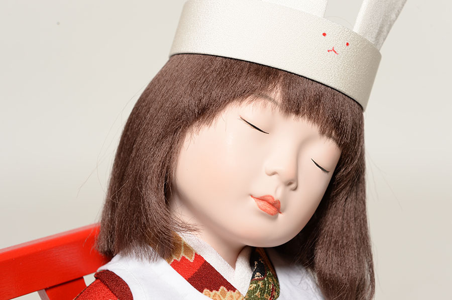 楽天市場 雛人形 市松人形 創作人形 夢うさぎ 稲邊智津子作 ひな人形 浮世人形 人形の伏見屋