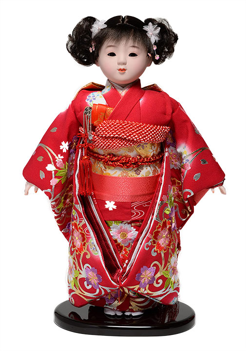 全品価格保証 浮世人形 市松人形 ひな人形 日本人形フランス人形人形の伏見屋市松人形市松人形10号市松人形金彩桜刺繍衣装敏光作 木目込 市松人形 日本全国送料 手数料無料