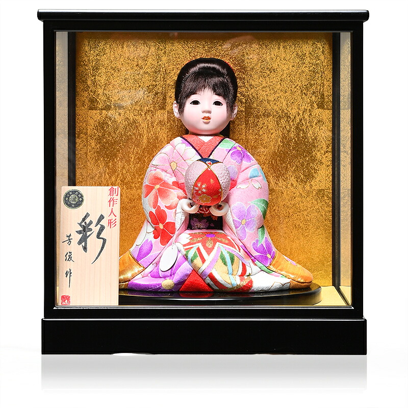 雛人形 ひな人形 市松人形 6号彩座り木目込市松人形 別織京都西陣織 芳俊作 ケース入り 木目込市松人形 浮世人形 Alltherightmovies Com