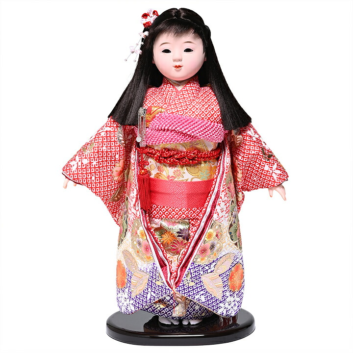 楽天市場】【市松人形】市松人形6号市松人形：ツインテール白木市松