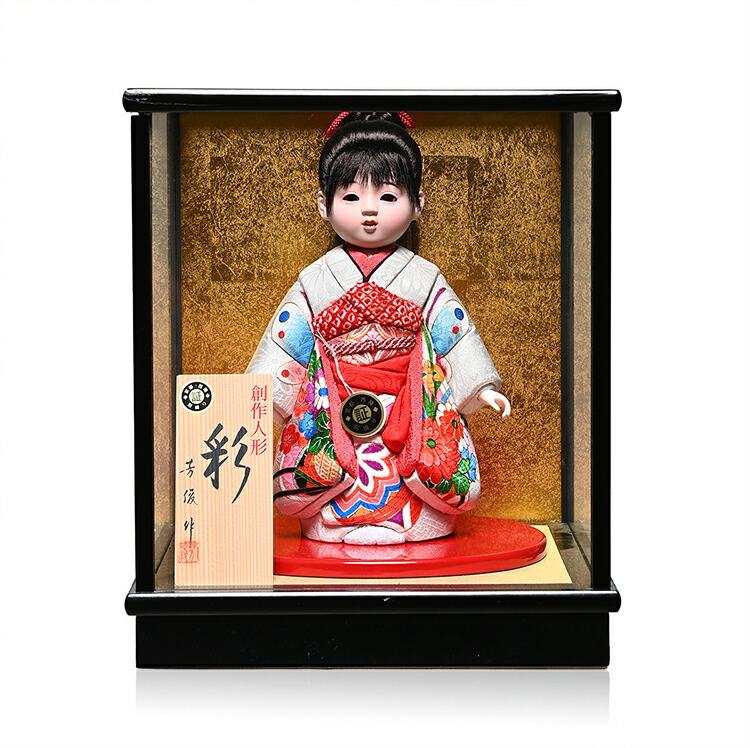 楽天市場】【雛人形】【ひな人形】【市松人形】7号京友禅夫婦木目込