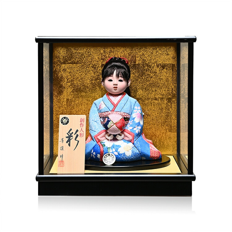 楽天市場】【雛人形】【ひな人形】【市松人形】7号京友禅夫婦木目込