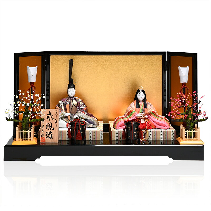 楽天市場】【雛人形】井波彫刻 『おひな様』親王雛 楠（くす）加茂