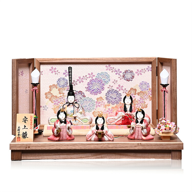 最終値下げ！立ち雛　木目込み人形 人形のみ　大里　彩作 立ち雛 木目み人形 人形のみ 大里 彩作（作家（作者/人形師）の