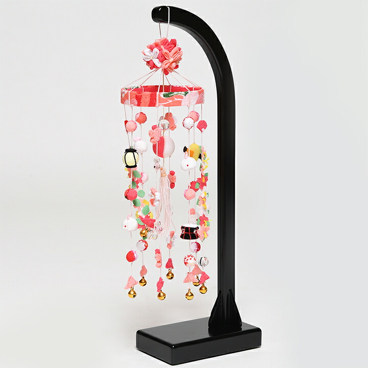 【雛人形】【つるし雛】プチつるし花ひとひら卓上飾A(スタンド付)【吊るし雛】【ひな人形】画像