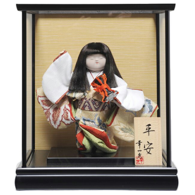 楽天市場】【浮世人形】【わらべ人形】浮世・御所 8号夢美 扇
