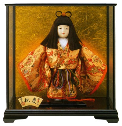 日本人形 桜山 作「福わらべ」 楽天市場】送料無料 平安豊久作 ガラスケース入りわらべ人形（女の子