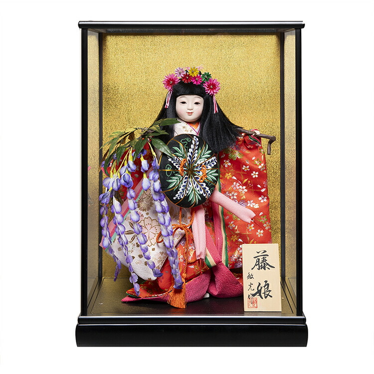 楽天市場】【浮世人形】【わらべ人形】浮世・御所 8号夢美 扇