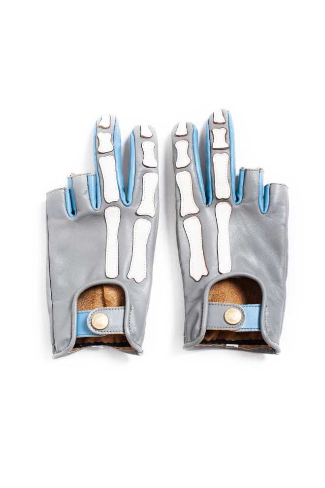 SEVESKIG セヴシグ Cow Leather X-ray Gloves Summer Gloves なめし革地球儀 手袋・アームカバー-バッグ・小物・ブランド雑貨