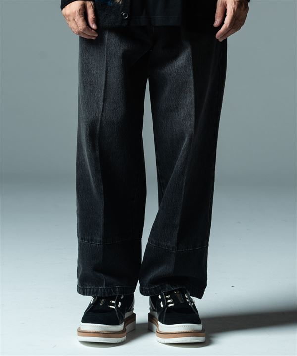 楽天市場】glamb グラム Knit Denim Jersey Pants ニットデニム