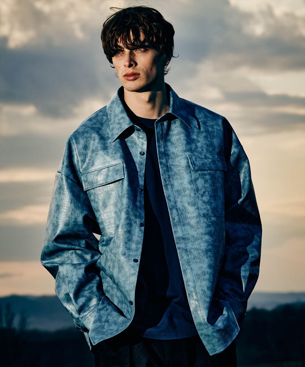 楽天市場】glamb グラム Chin Strap Leather Blouson チンストラップ