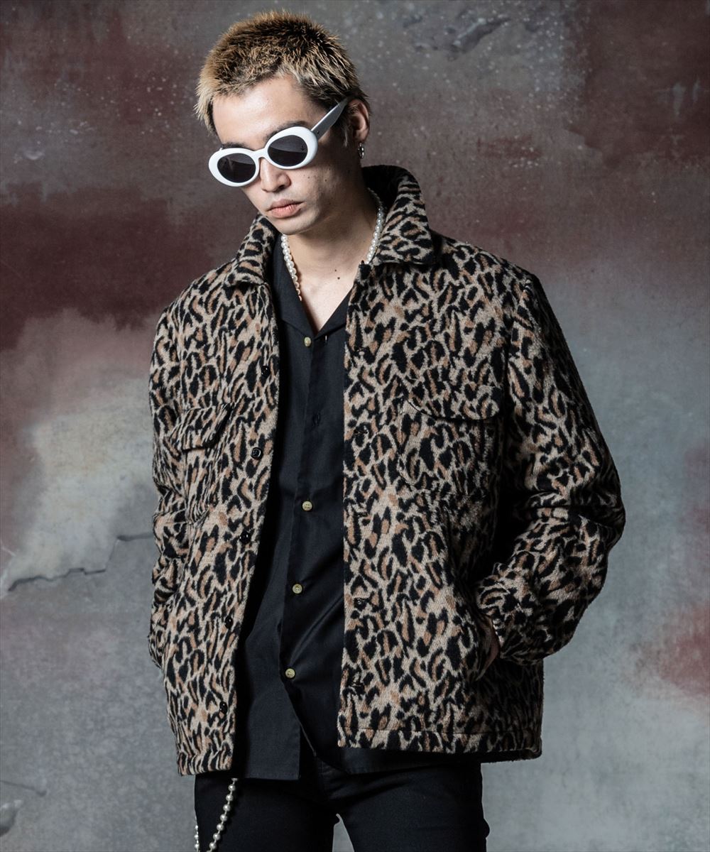 GACKT着Roen ヒョウ柄ジャケット GACKT着Roen ヒョウ柄ジャケット メンズ