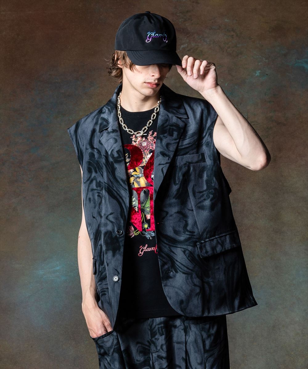 glamb グラム　Sleeveless Tailored Jacket スリーブレステーラードジャケット