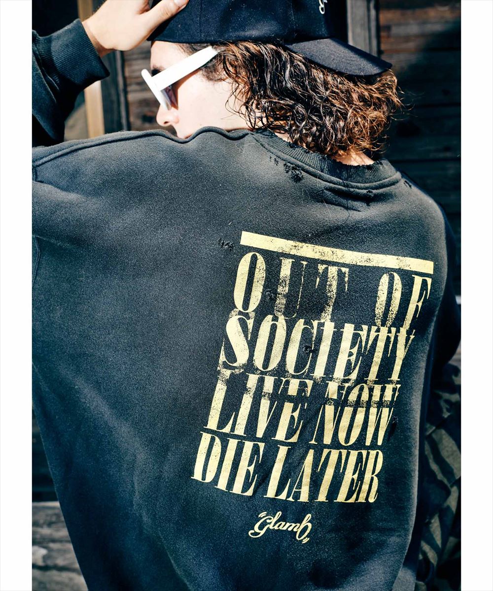 glamb グラム Out of Society Sweat / アウトオブソサイエティスウェット