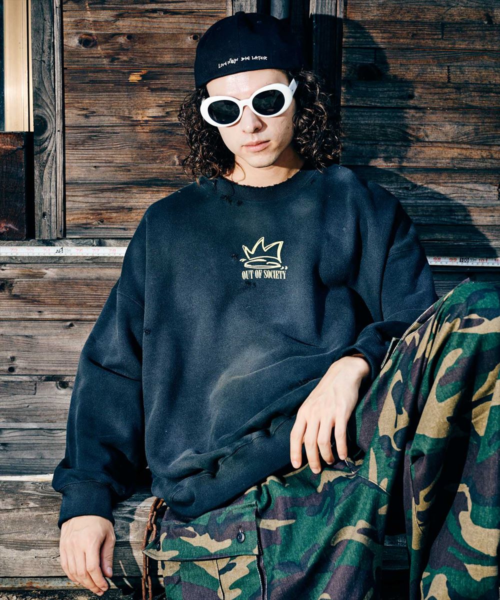 SALE/大売り出し glamp 瓦 Out of Society Sweat / アウトオブソサイエティスウェット