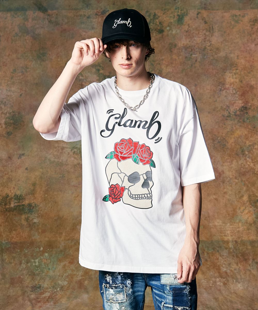 glamb グラム Stained Glass Skull T-Shirt / ステンドグラススカルTシャツ