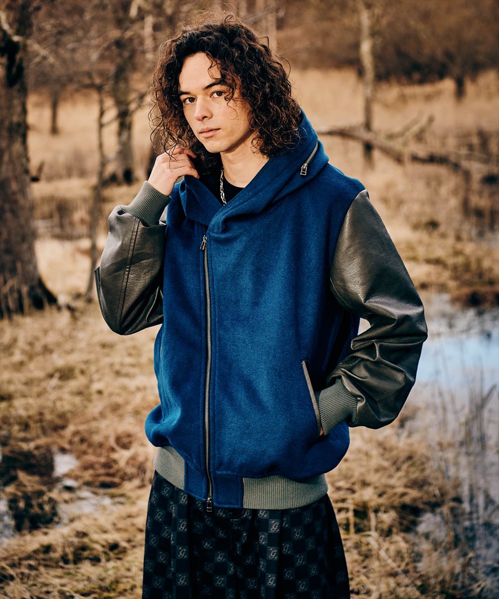 楽天市場】glamb グラム Donkey Collar Stadium Jumper ドンキーカラー