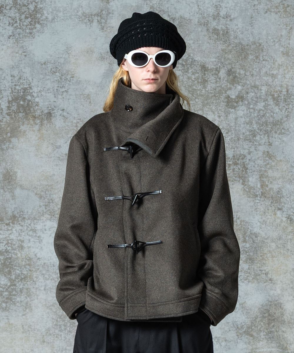 楽天市場】glamb (グラム) GB0323/JKT08 : Hi Neck Mods Coat Paisley