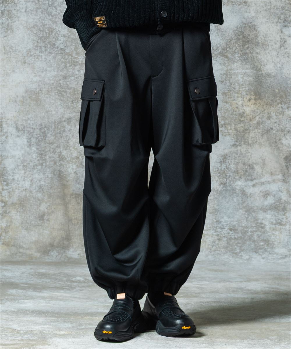楽天市場】glamb グラム Deformed Tuck Sarrouel Pants / デフォーム