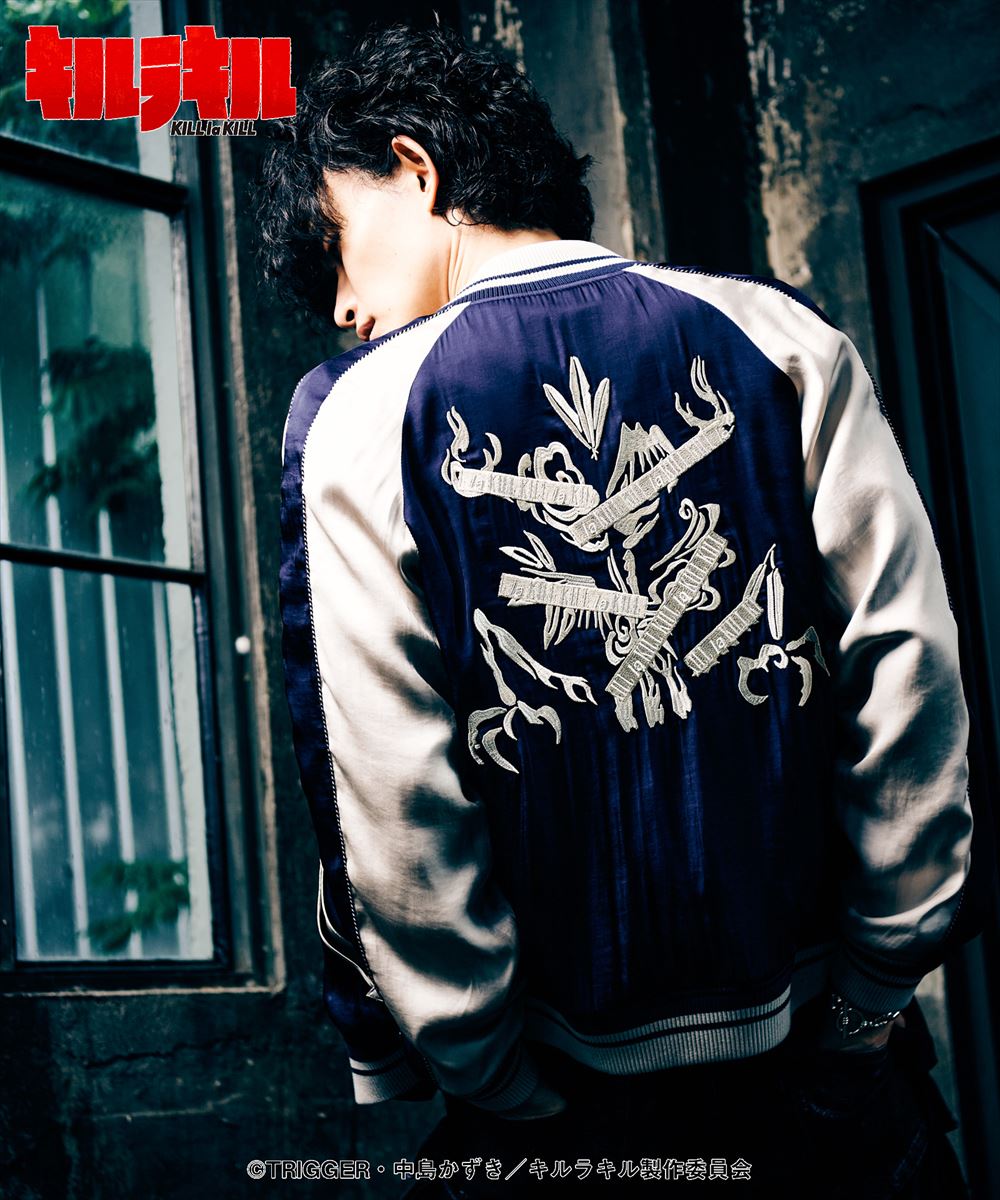 バックストリートクローラー 蜘蛛の巣 スカル レーヨン リバーシブル スカジャン バックストリートクローラー 蜘蛛の巣 スカル レーヨン