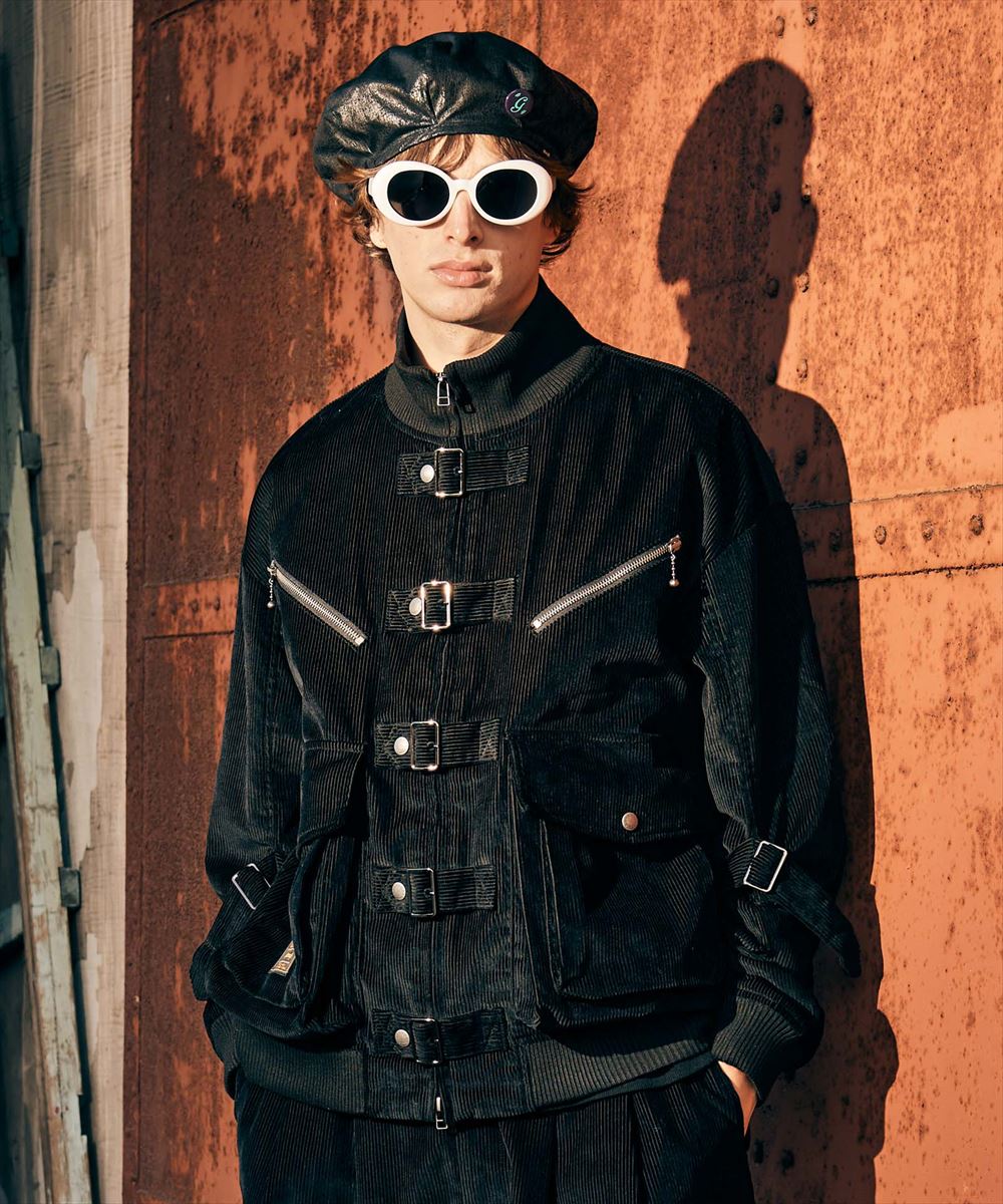 glamb グラム　Corduroy Bondage Jacket / コーデュロイボンデージジャケット