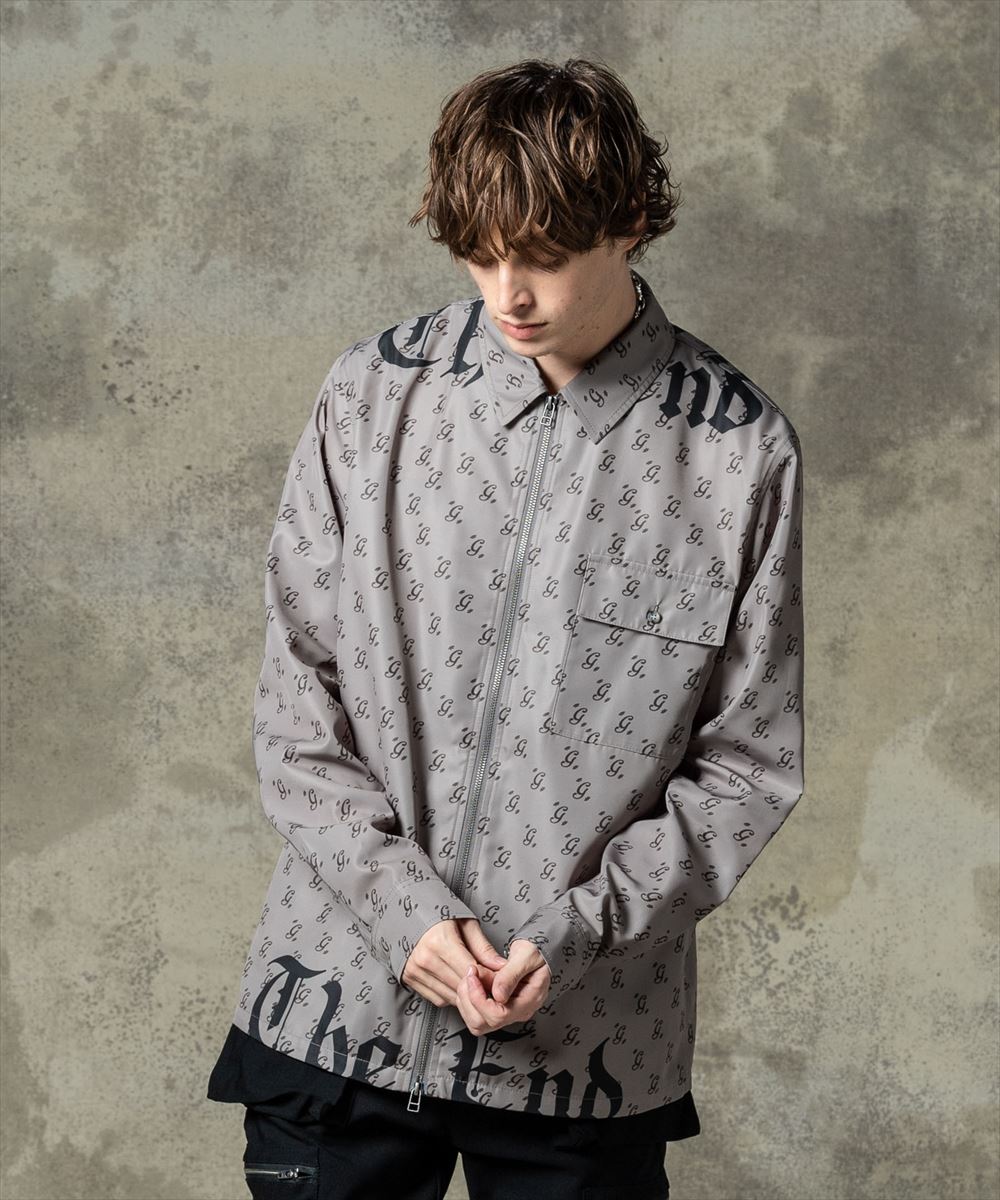 glamb グラム　Monogram Black Letter Shirt / モノグラムブラックレターシャツ 21,978円