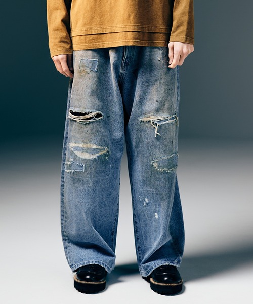 楽天市場】Asymmetry Cargo Tweed Pants / アシンメトリーカーゴ