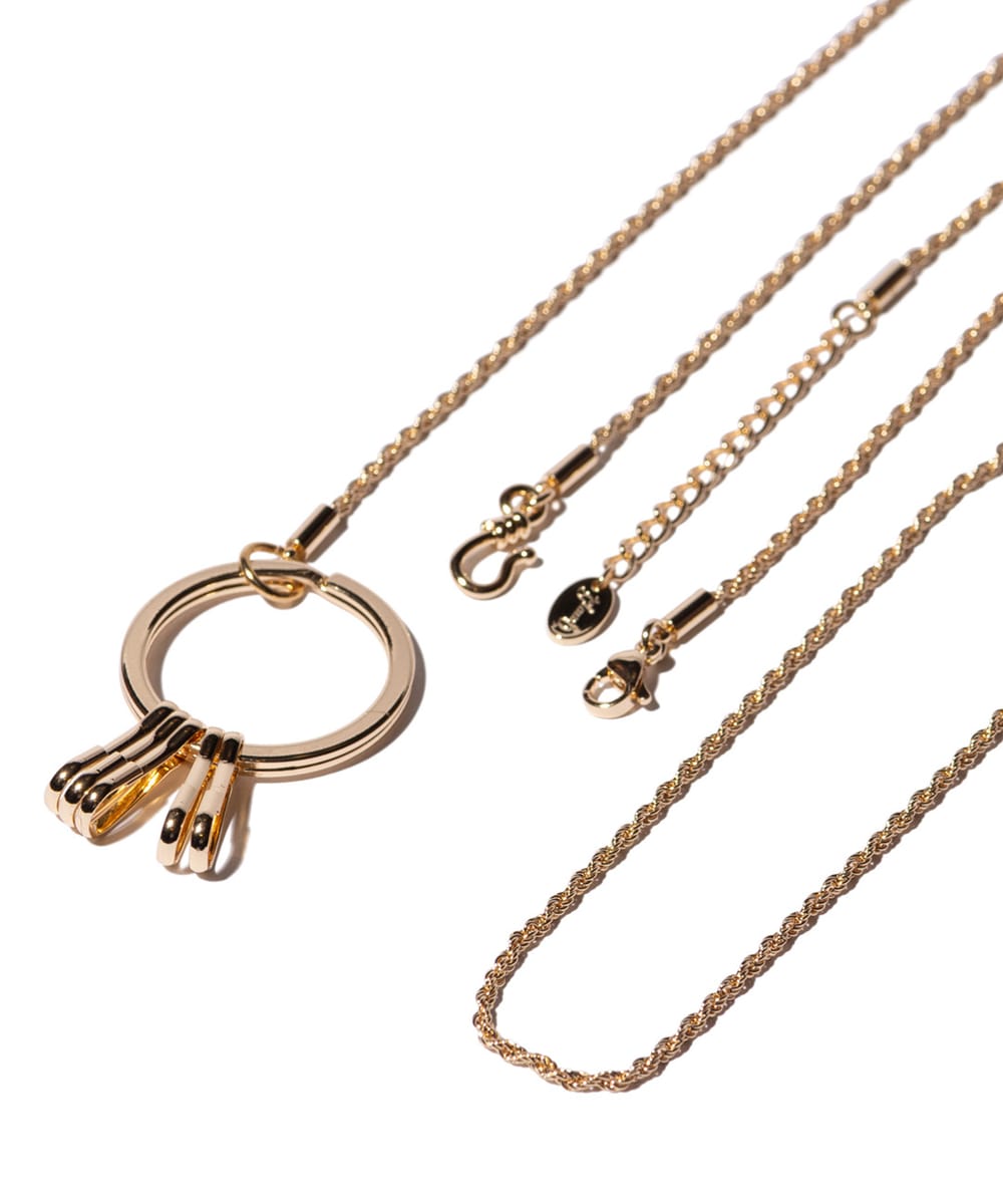 Key Ring Long Necklace / キーリングロングネックレス glamb 瓦