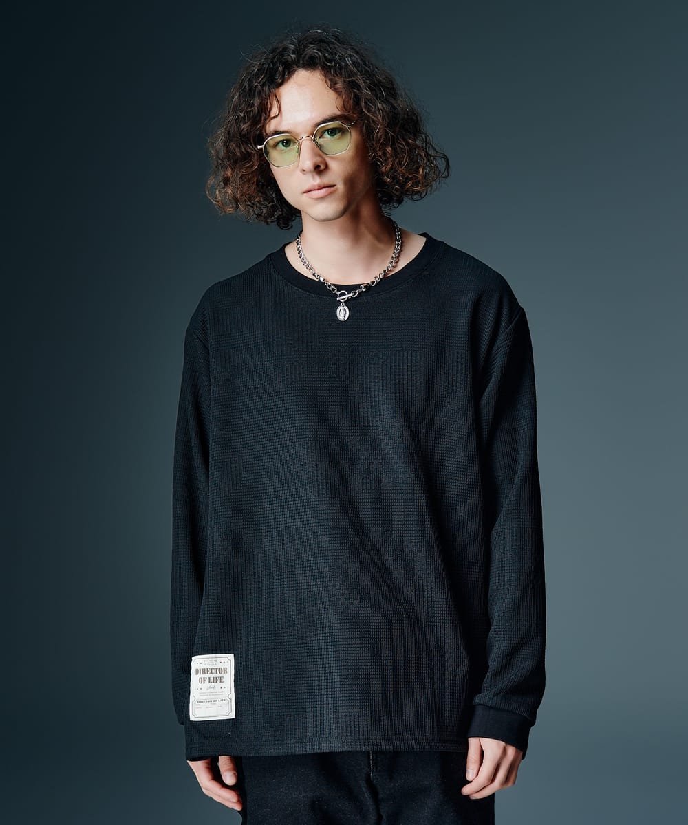Multi Texture Cutsew / マルチテキスチャーカットソー　glamb グラム｜fusion＆SUN